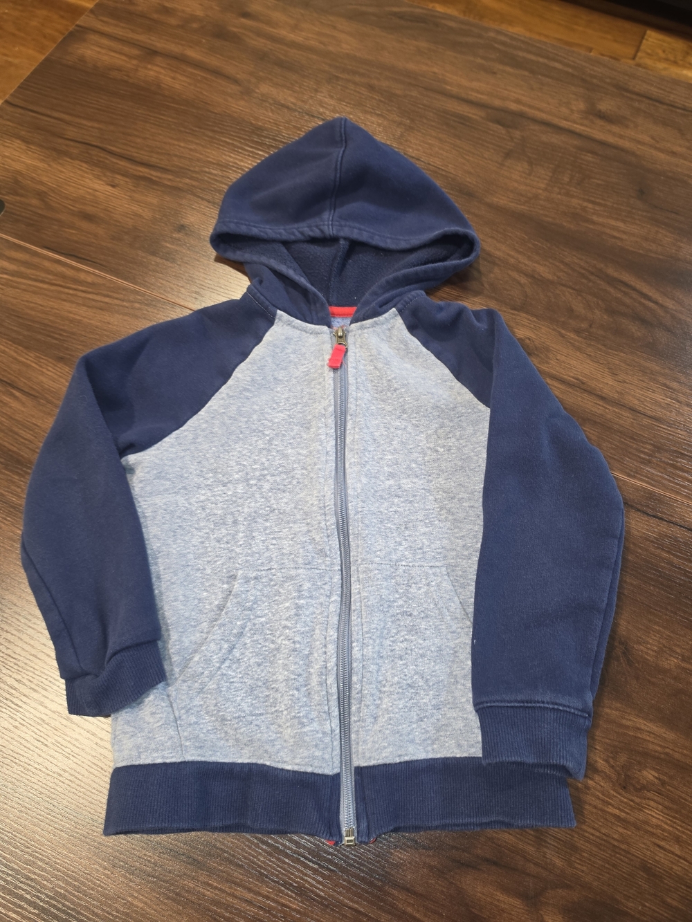 Cat & Jack Navy and Heather Blue Zip Hoodie for Kids
